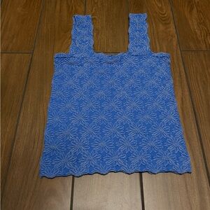 Böhme Blue Floral Top